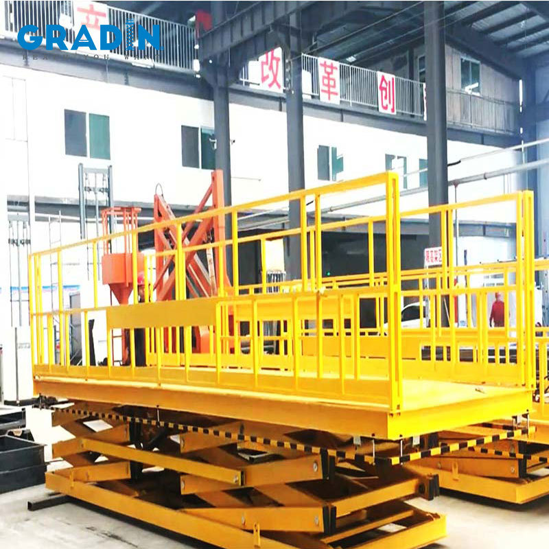 现货多剪叉升降平台 电动升降机大吨位升降平台 高空作业平台厂家