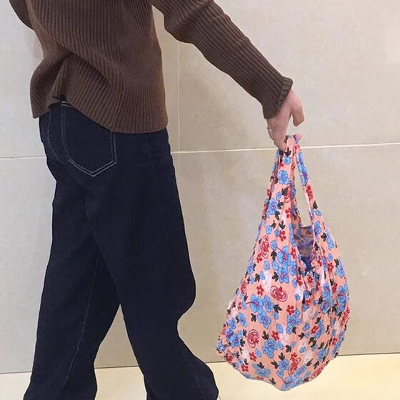 Stretchable Magic Bag Portable Shopping Bag Oversized Bubble Bag Large Capacity Folding Bag High-value Eco-friendly Handbag