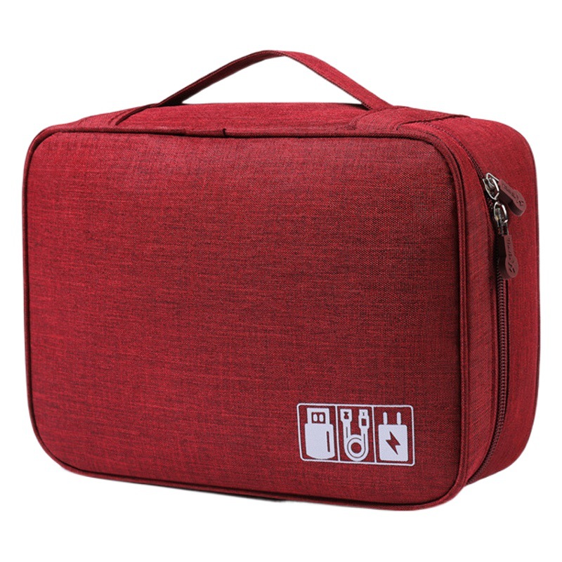 Maletín para guardar cables de datos de zonas separadas