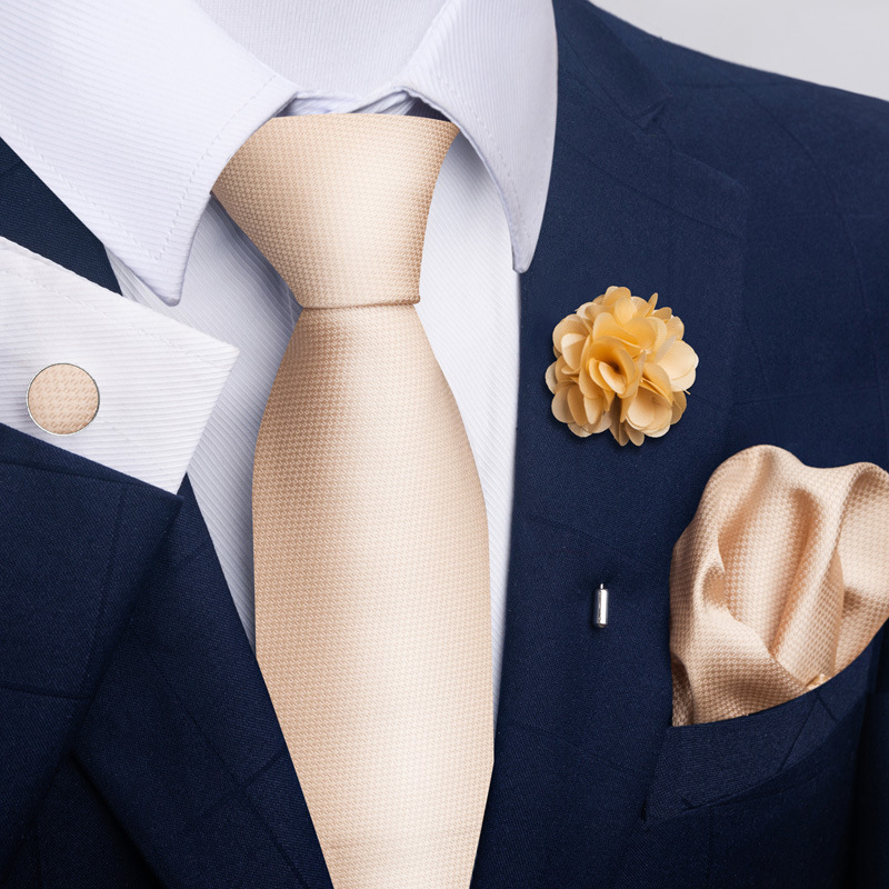 135g Weight Square Scarf, Cufflinks, Tie Classification Polyester Yarn Material Geometric, Stripe, Cashew Nuts Pattern All Seasons Season Men's Gender Commute Style Commute Geometric Stripe Cashew Nuts Polyester Yarn Men's Square Scarf Cufflinks Tie 55