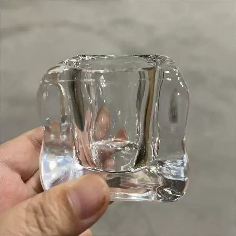 时尚可爱无土多肉花盆花器透明彩色玻璃瓶香薰烛台摆件