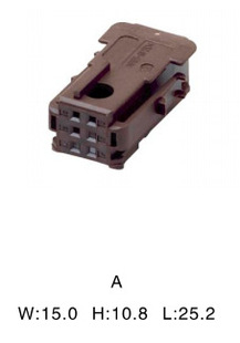 LX7062C-0.7-21-2 connector plastic shell 953382-4