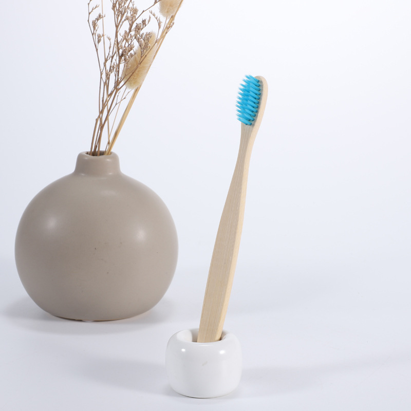 Cepillo de dientes de bambú adulto cepillo desnudo al por mayor cadena hotel lavado pelo suave cepillo de dientes desechable