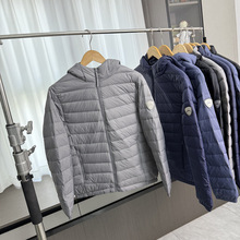 苾备好货！防风抗撕裂！外贸男装秋冬轻薄休闲连帽保暖羽绒服外套