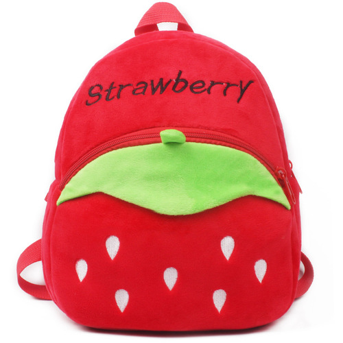 Cute kindergarten 3-4 year old baby plush cartoon schoolbag small and middle class children boys and girls backpack