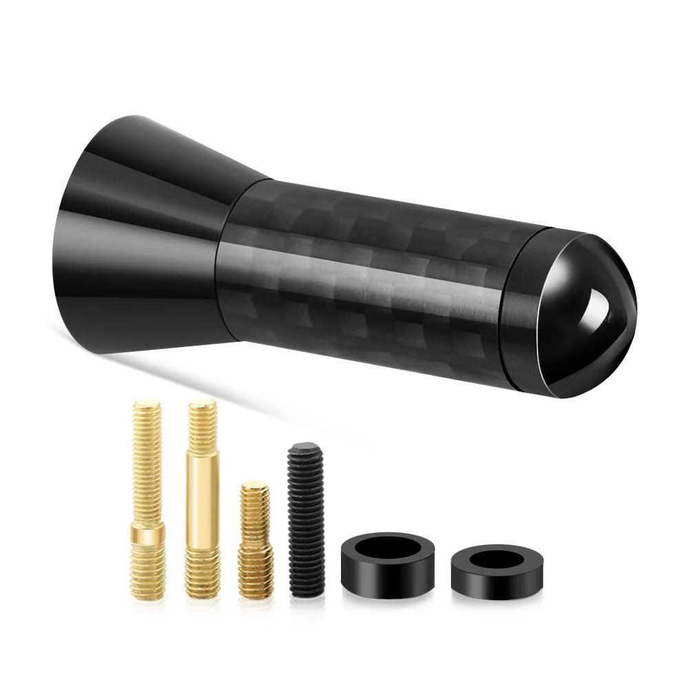 3.5cm modified metal antenna carbon fiber car antenna carbon fiber decoration car antenna decoration short antenna