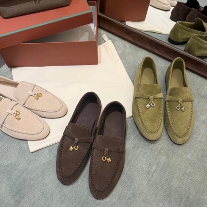 2026 Spring New Women's Loafers, Genuine Leather Slip-On Casual Shoes, Simple, Stylish, Elegant, and Comfortable