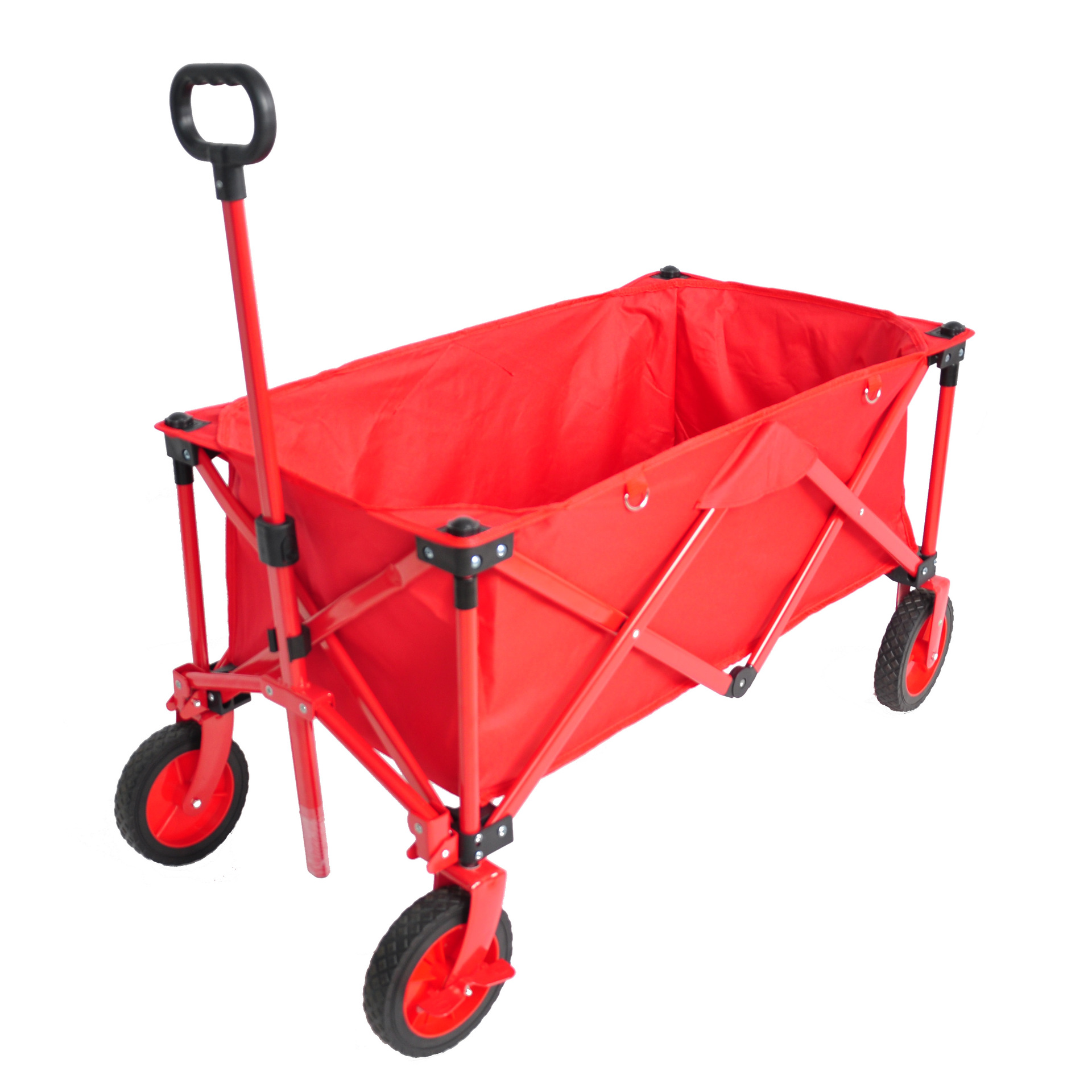 厂家供应户外折叠工具布兜车带棚四项红色车可加外袋TC3016