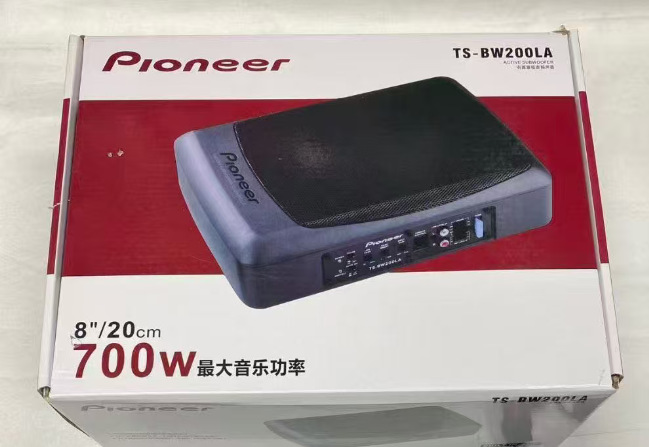 Pioneer Car Subwoofer subwoofer subwoofer ultra-thin subwoofer built-in amplifier high power Active Subwoofer seat monitor