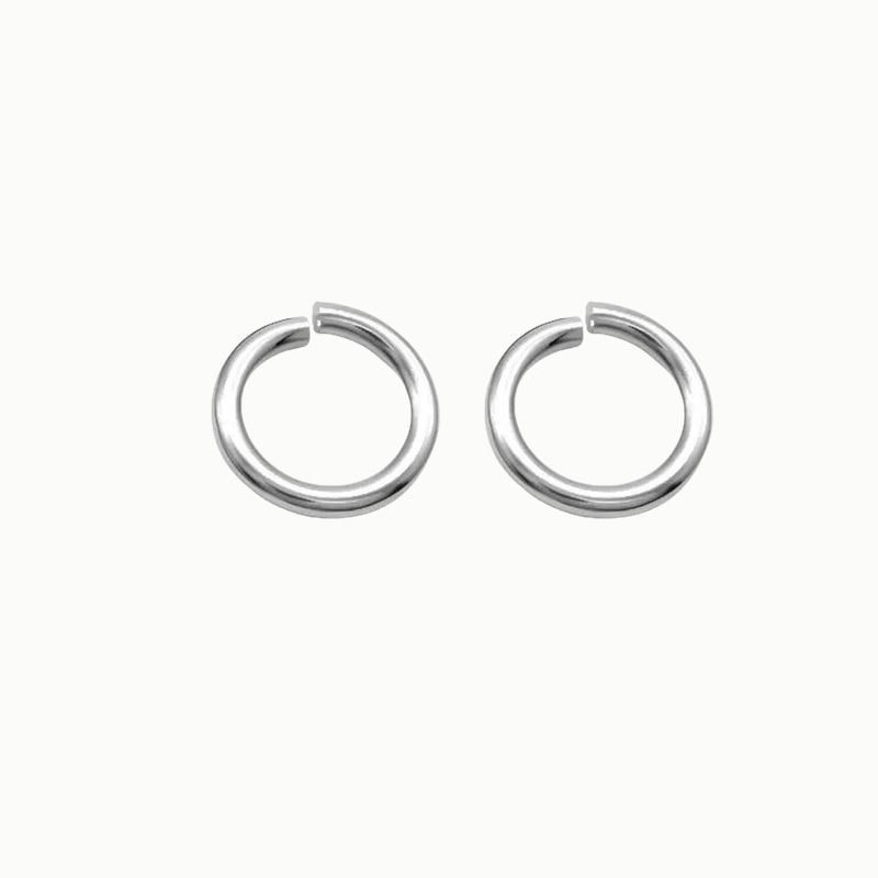 オープンリング DIY ジュエリーアクセサリー 304 ステンレス鋼オープンリングシングルリング O 字型接続リングクローズドリング人形キー|undefined