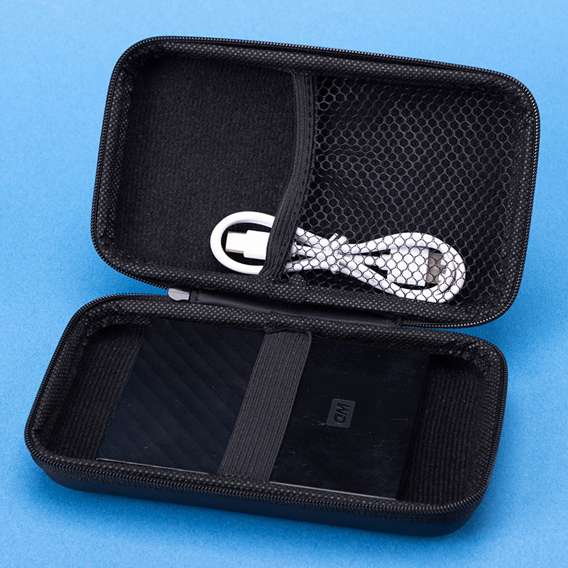 EVAバッグヘッドフォン収納袋データケーブル収納ボックス正方形BluetoothヘッドフォンバッグUディスク包装ボックス電子バッグ|undefined