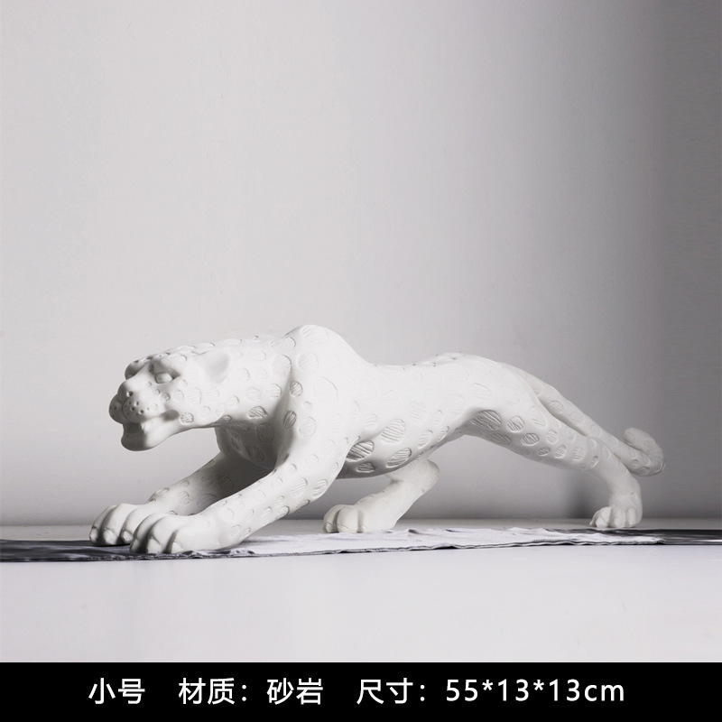 モダンでシンプルなかわいいペットの猫とクマの幾何学的な動物の装飾品北欧ホームモデルルームワインキャビネット子供部屋の装飾|undefined
