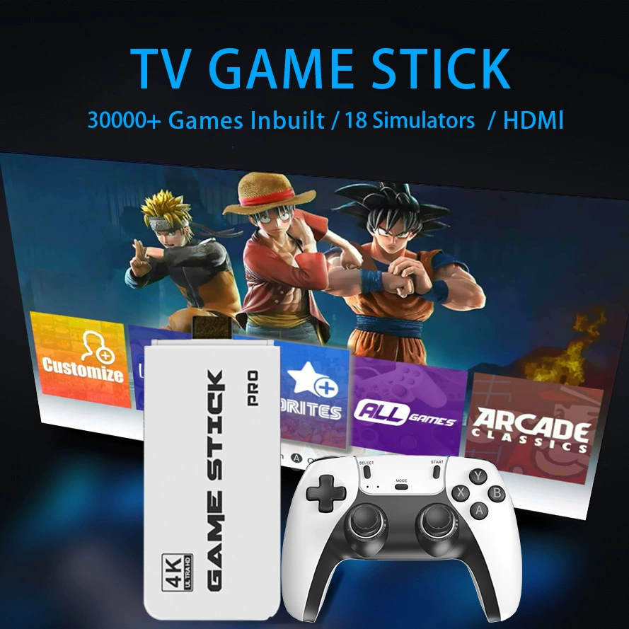 M15 (4KPro) 64G wireless high-definition HDMI retro mini arcade game console special for cross-border e-commerce foreign trade