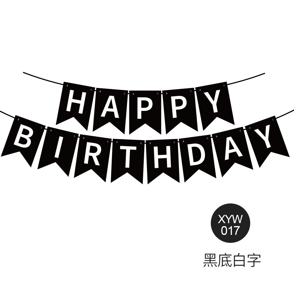 Bandera decorativa "Feliz Cumpleaños"