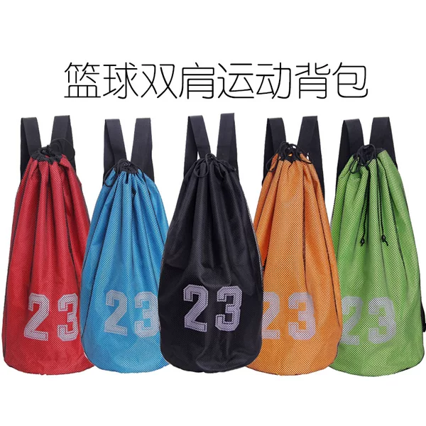 Football bag bundle pocket basketball bag basketball bag training bag net bag net bag backpack fitness sports bag customization