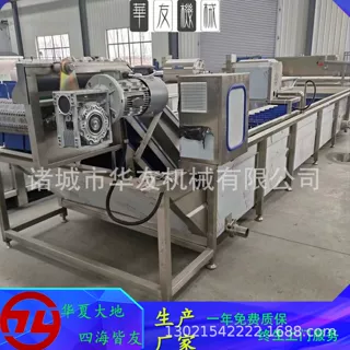 全自鼓泡式果蔬气泡清洗机酸菜辣白菜清洗线酱腌菜脱盐清洗设备