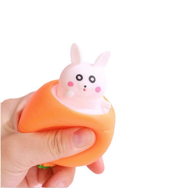 Кролик, слайм, релаксант, игрушка, антистресс, подарок на день рождения