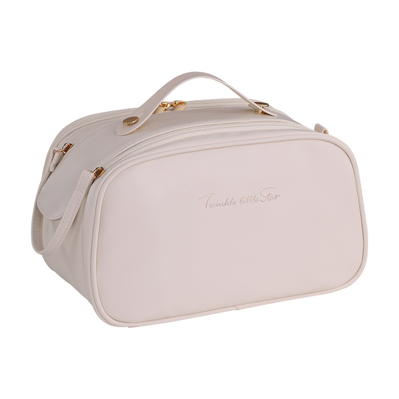 Baja de maquillaje multifuncional transfronteriza, bolsa de maquillaje de 6 capas de gran capacidad, bolsa de maquillaje portátil de alto nivel