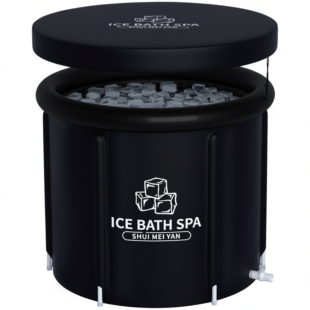 【亚马逊爆款】冰浴桶加厚保温冷侵浴缸成人折叠浴桶独立式浴缸桶