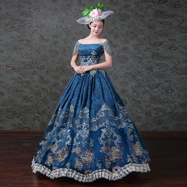 Blue single skirt