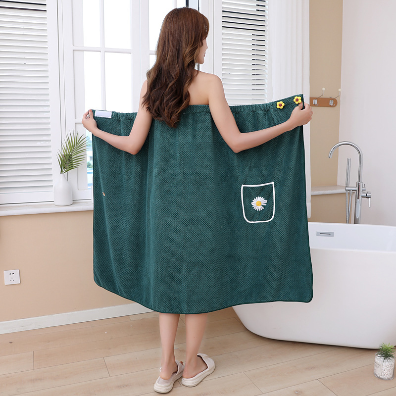 2022 New Pineapple Patterned Small Yellow Flower Embroidered Bath Robe Gown Wearable Wrap Plus Size Bralette Bath Gown Wrap Bralette Gown