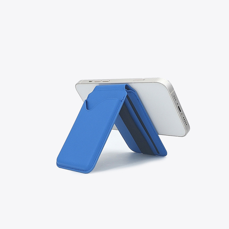 Aplicable a Apple iPhone 16 promox pivote barras PU goma fuerte tarjeta de succión magnética plegable bolsas de soporte de flip