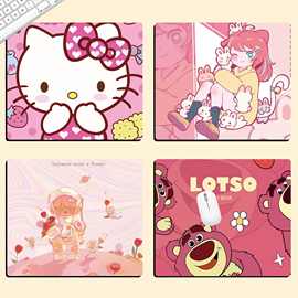 凯蒂猫草莓熊卡通小号天然橡胶鼠标垫来图定制广告图片logo定制