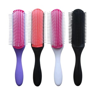 Maestri nine-row comb ribs comb detachable hair fluffy shape oil head massage comb foreign trade wholesale