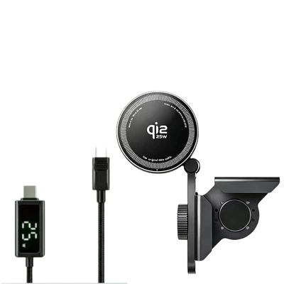 25W wireless charging phone | Car phone holder