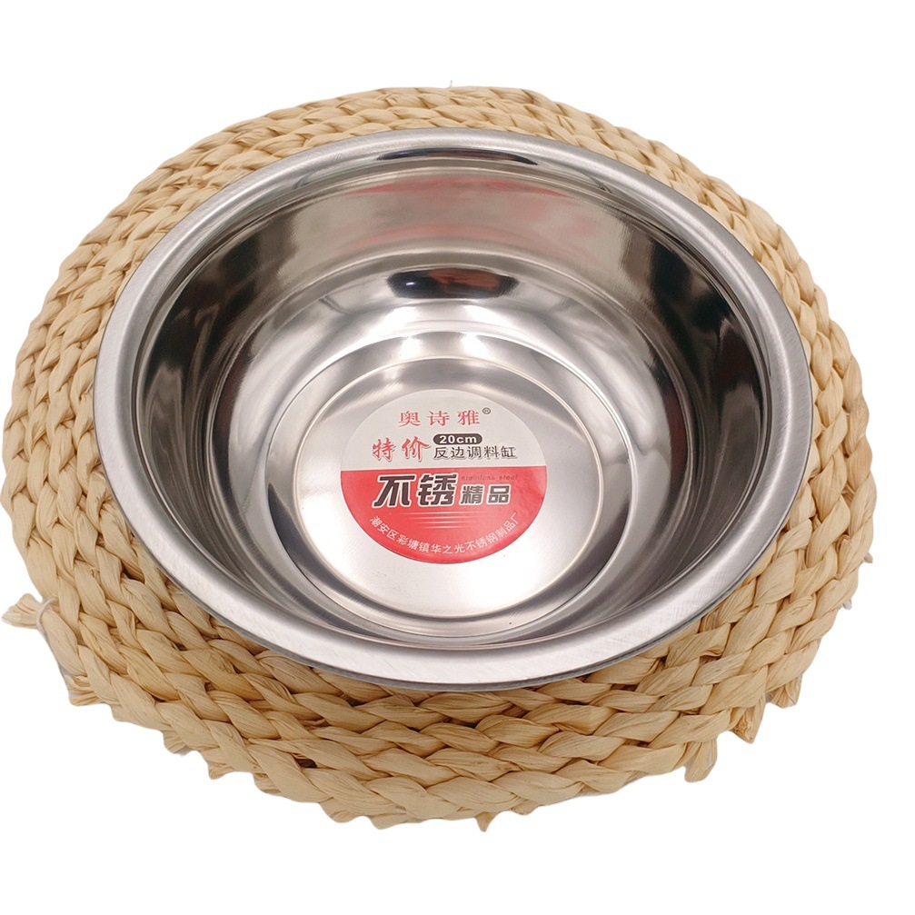G1341 20 # reverso lado sabor cubo Cuenca Profunda Cuenca del hogar redondo grande sopa cuenca condimento olla huevo tazón de cocina cuenca