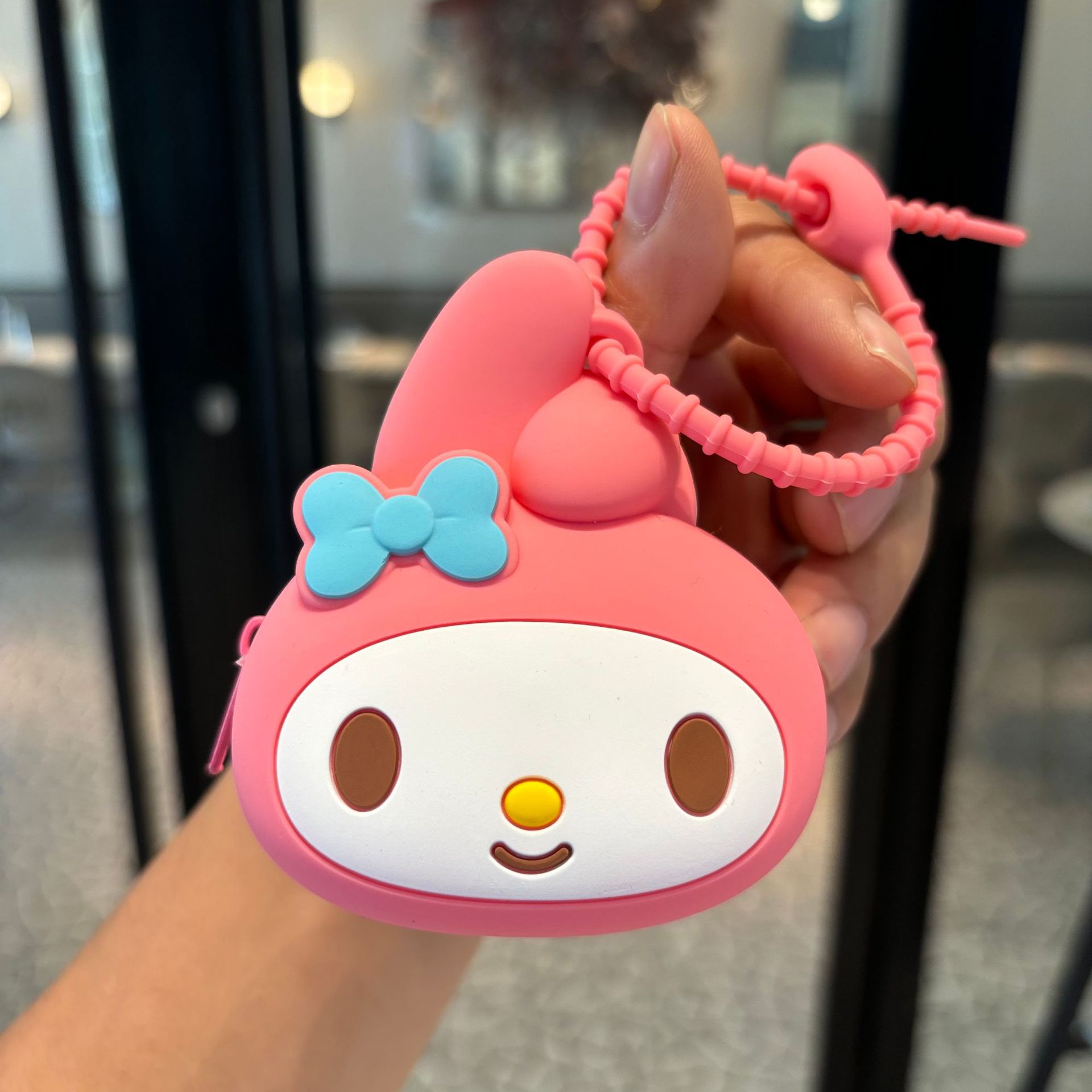 Sanrio bolso de cambio, bolso de cambio, colgante, llavero, colgante, muñeca, colgante, pequeño regalo, llavero