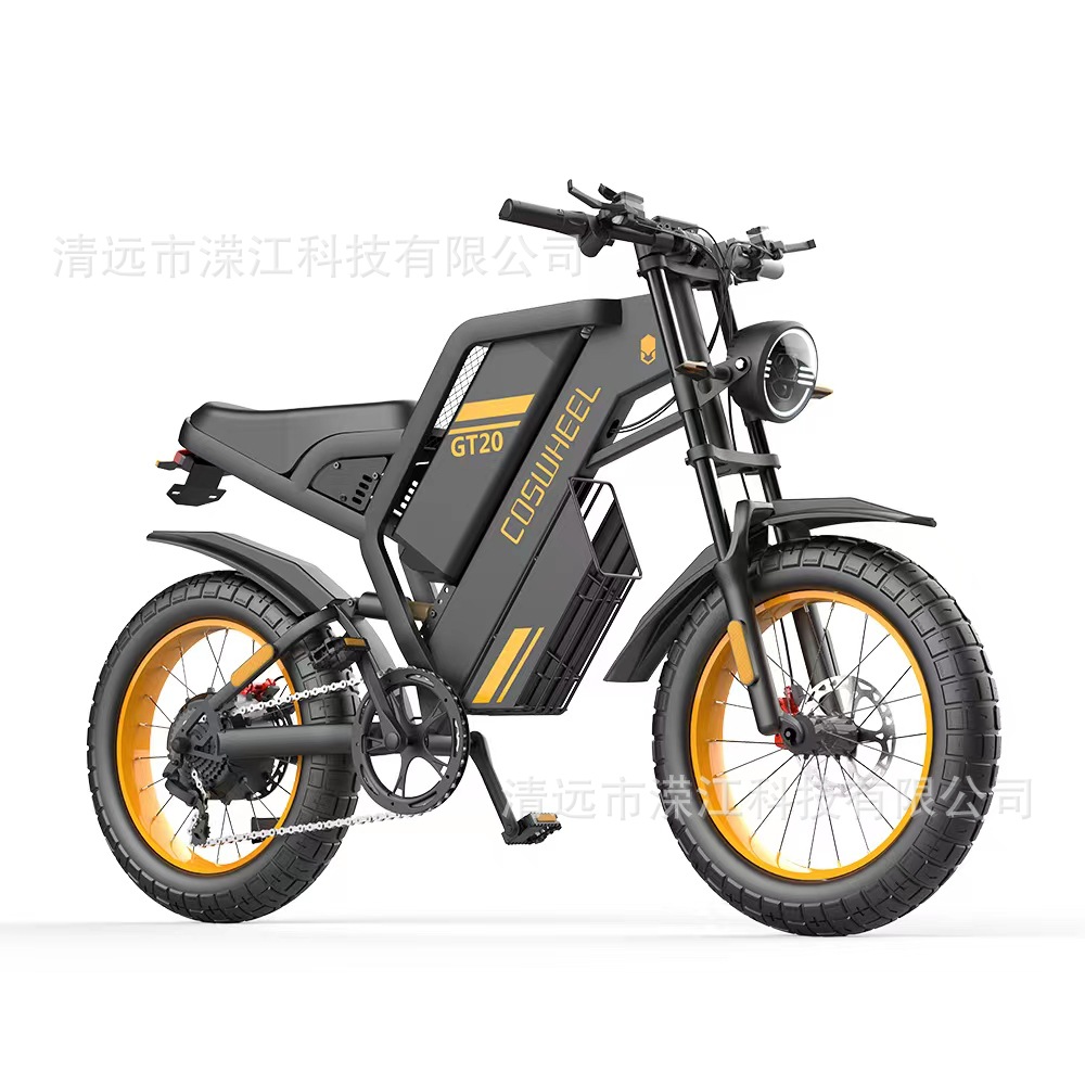 Coswheel1500W E-BIKE de litio bicicleta eléctrica motocicleta eléctrica nieve neumático gordo bicicleta de montaña todoterreno image 3