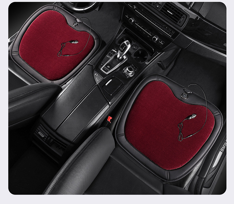 Graphene car heating cushion winter seat cushion car electric heating cushion 12 24 general cross-border manufacturers on behalf