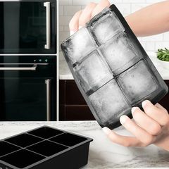 シリカゲル氷格食品級クロスボーダー人気製氷膜具急凍8格氷鋳型大氷鋳型氷格