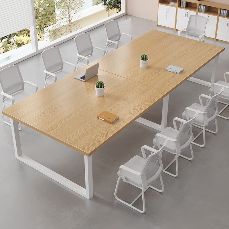 Conference Table Long Table Office Desk and Chair Combination Simple Modern Rectangular Table Workbench Office Negotiation Table