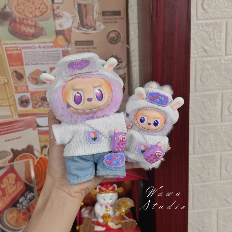 新款四代拉布布网球衣服配件套装可爱娃衣装饰labubu4.0一二三代|undefined