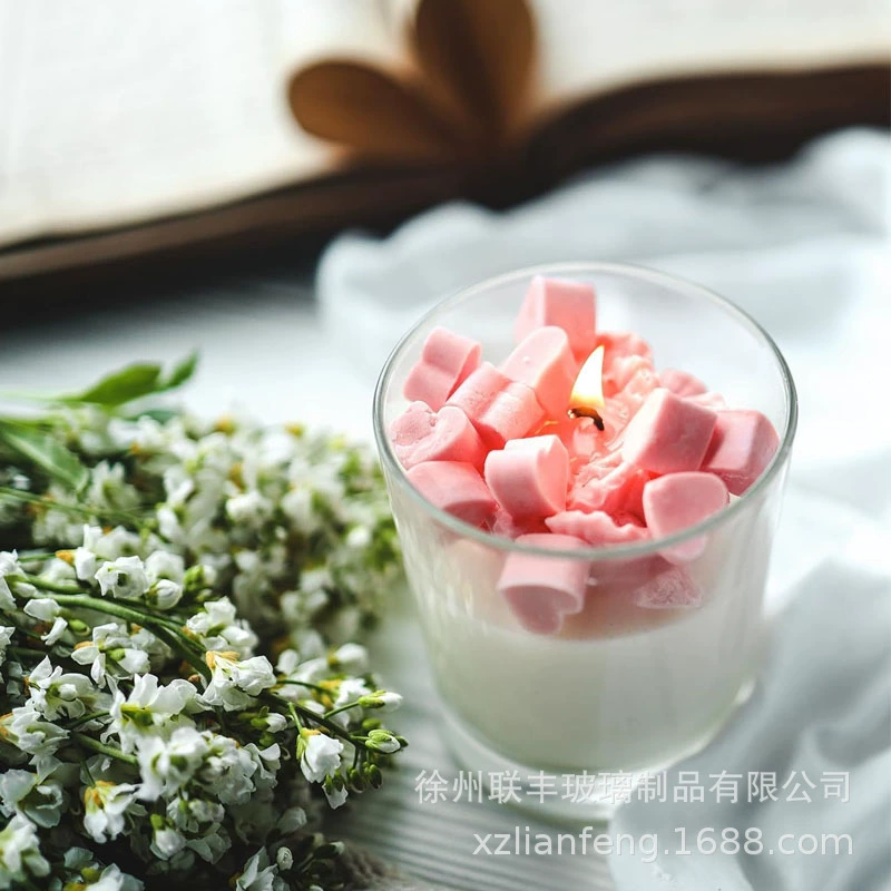 Transparent aromatherapy, high-end candle, simple and elegant design, increased thickness