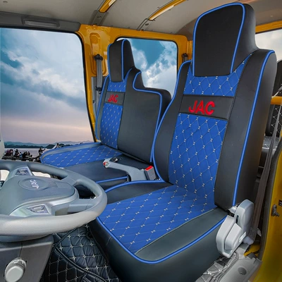 Modelə uyğun (Original) oturacaq örtükləri, E5H330 Truck Seat Cover Shuailang - leather-blue-a-set-of-driver-and-co-pilot