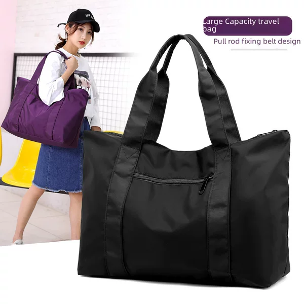 Fashionable New Nylon Cloth Men's and Women's Portable Large-Capacity Backpack Travel Bag Shoulder Portable Travel Luggage Bag Storage Bag