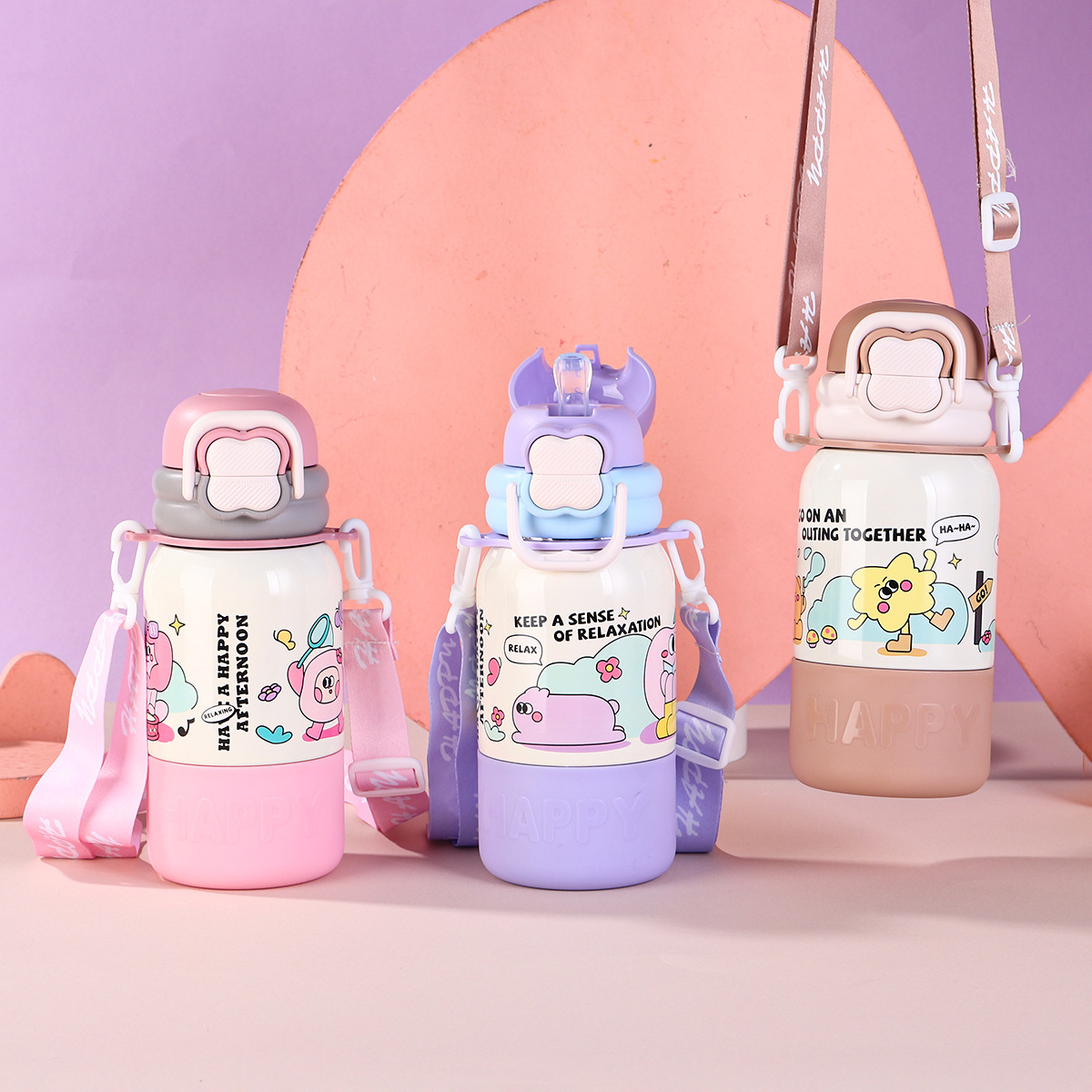 Gourde isotherme en acier inoxydable pour enfant_voghion.com