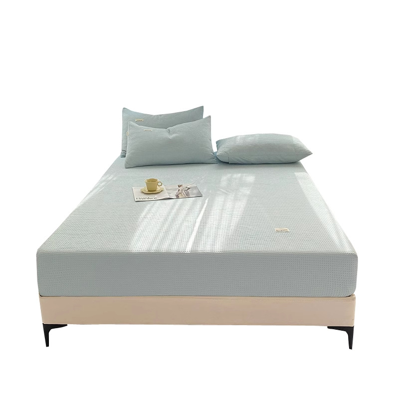 Nueva funda de cama de algodón Waffle de categoría A individual 2025 nueva funda de cama de algodón con cubierta protectora de colchón Simmons