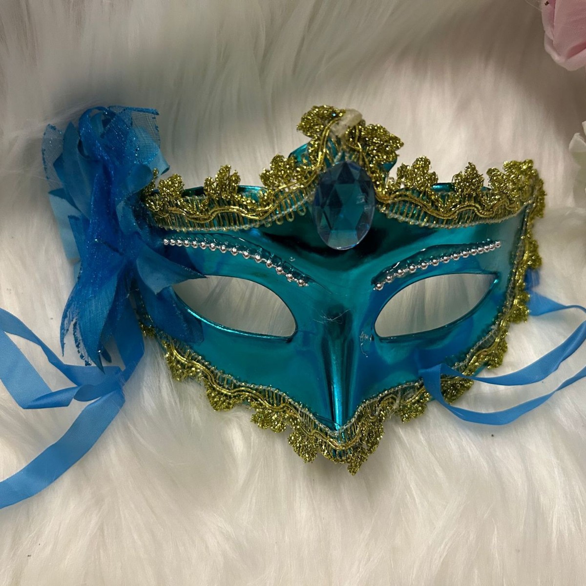 Máscaras de Halloween mitad cara mujeres adultos niños baile princesa veneciana máscaras fiesta props juegos de rol