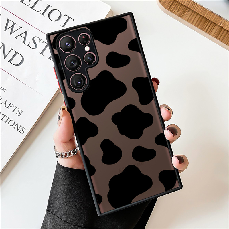 45g Weight Samsung Applicable Brands Phone Cases Classification PC, tpu Material Leopard Pattern Streetwear Style PC Tpu Leopard Streetwear Phone Cases Phone Accessories 1