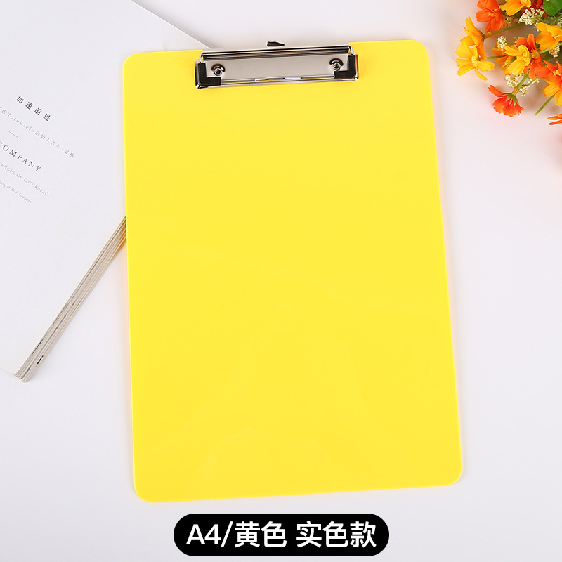 Portapapeles de Oficina, Bloc de Notas A4, Portapapeles de Plástico con Regla, Se Puede Colgar, Clip Plano Transparente para Almacenamiento