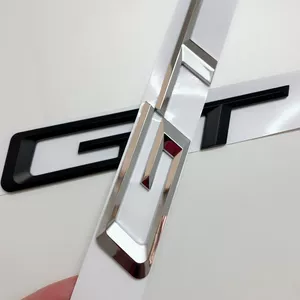 BMW GT 3 5 Seriyası 330i 535i arxa emblemi, qara hərfli stiker