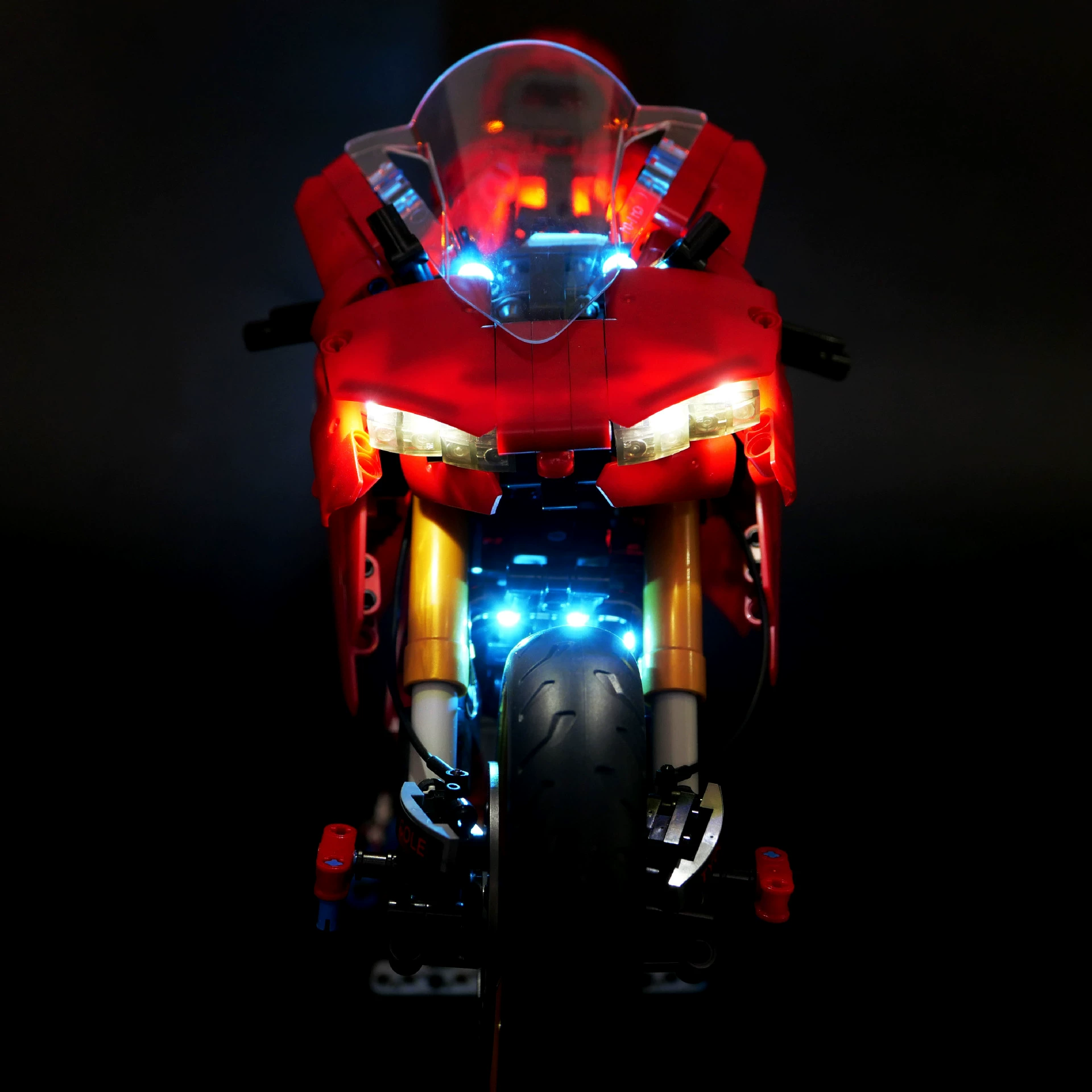 DIY-конструктор Lights совместим с Lego Gaogle Ducati Motorcycle 1:5 модель LED пульт дистанционного управления световой набор