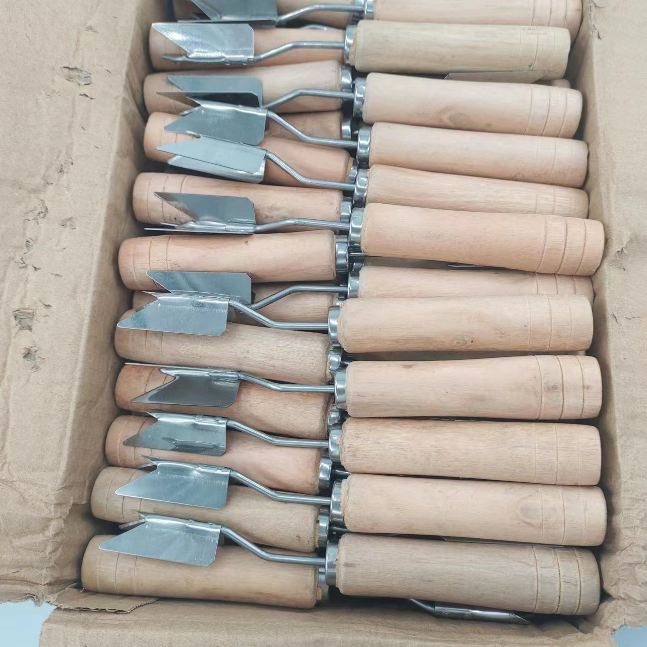 木柄菠萝刀 焊接V形菠萝铲去眼刀挖籽工具 凤梨去籽刀菠萝铲