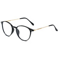 新款小红书同款眼镜框金属防蓝光眼镜复古平光镜女素颜眼镜架