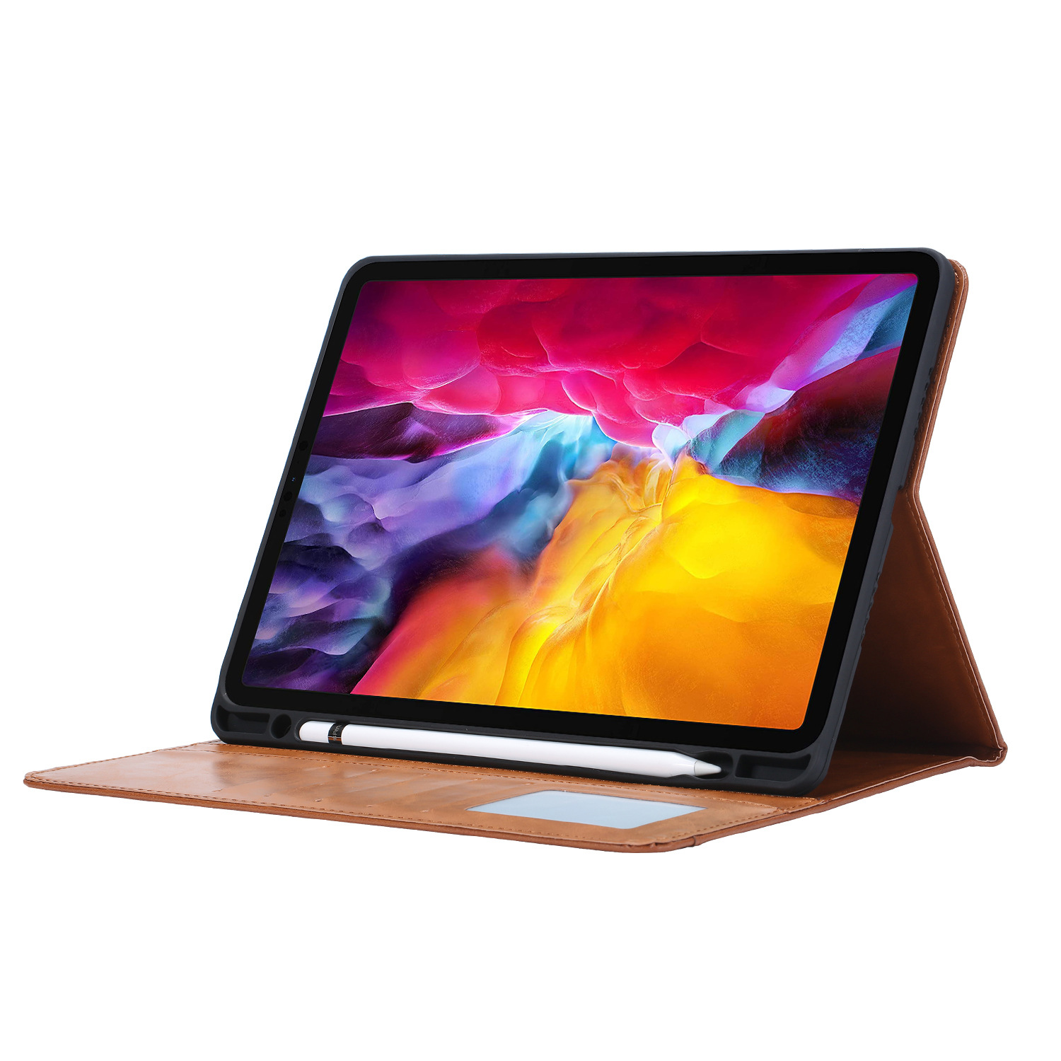 Popular IPAD10 generación Tablet caso de cuero tarjeta de negocios caso protector iPad 10,9 pulgadas Tablet funda protectora