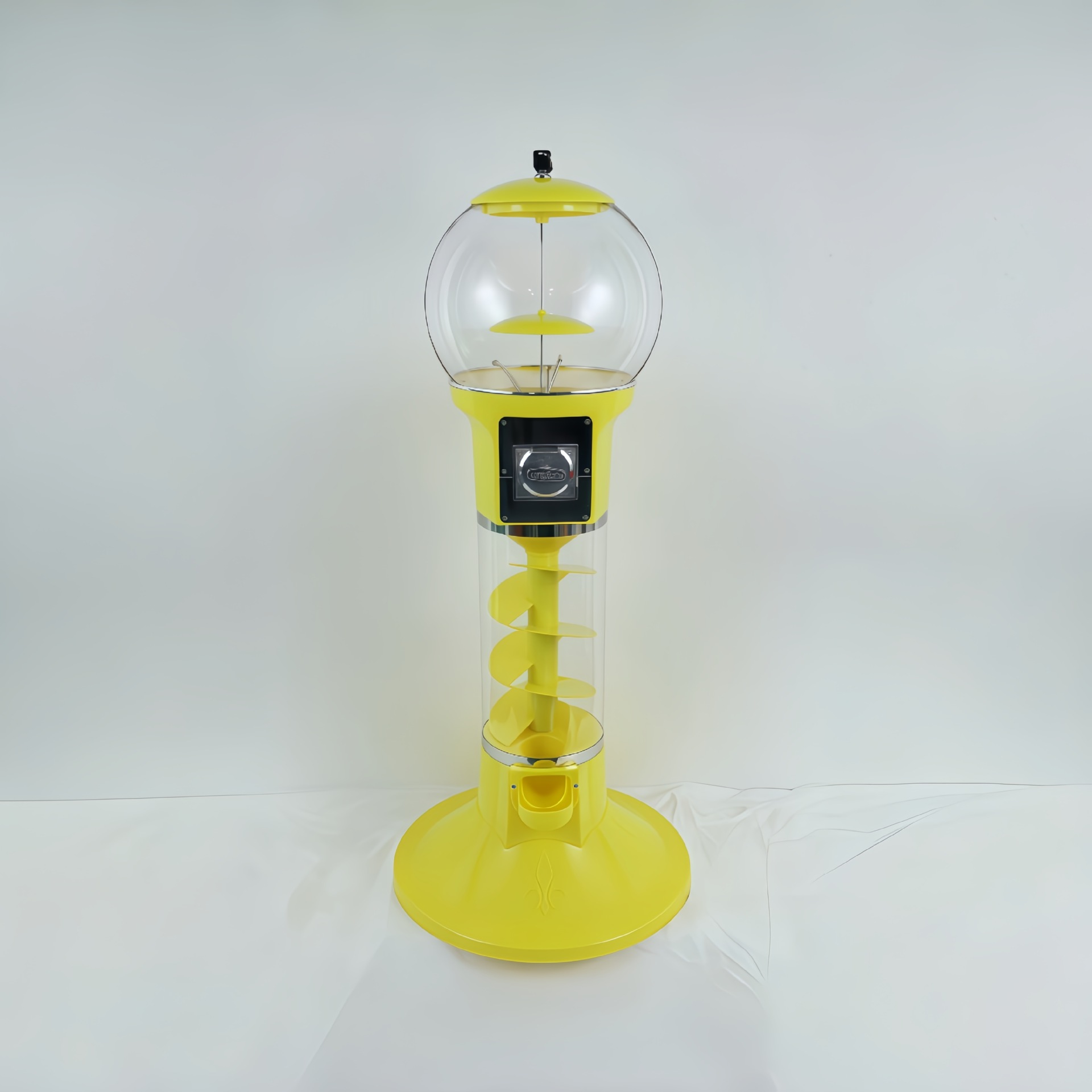 Máquina Expendedora de Cápsulas de Pie de PVC Operada por Monedas con Diseño Espiral